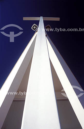  Front of the Nossa Senhora de Fatima Church - Modern - Araxa city - Minas Gerais state - Brazil 