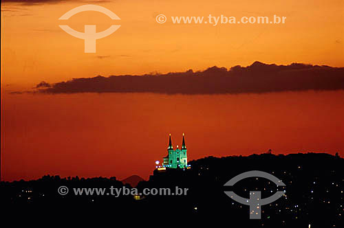  Penha church at sunset - Rio de Janeiro city - Rio de Janeiro state - Brazil 
