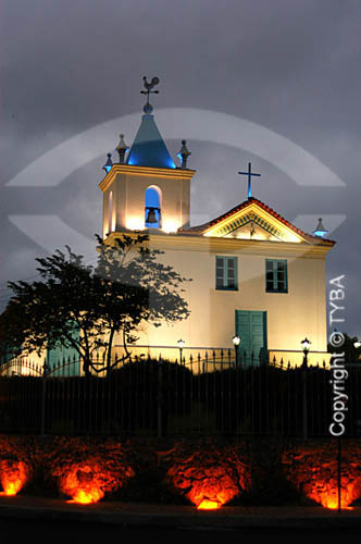  Nossa Senhora dos Remedios Church by night - Arraial do Cabo city - Rio de Janeiro state - Brazil *digital photo 