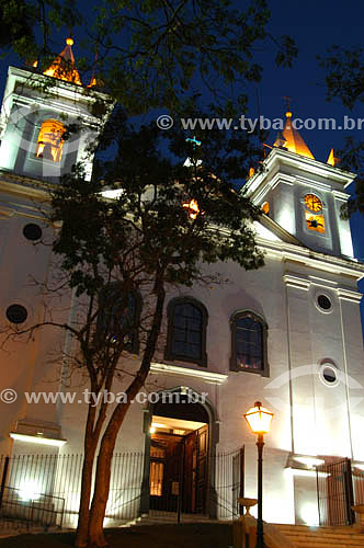  Nossa Senhora da Conceiçao Mother Church by night- Resende city - Rio de Janeiro state - Brazil 