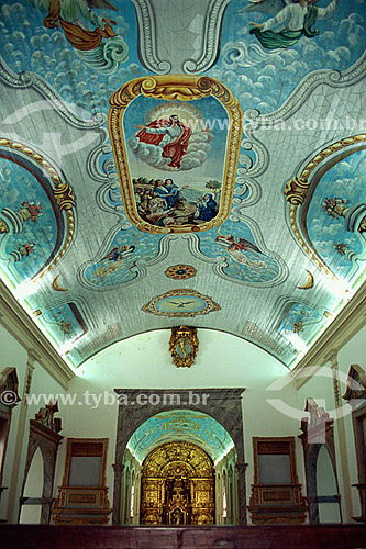  Internal view of a Church - Sao Luis city - Maranhao state - Brazil 