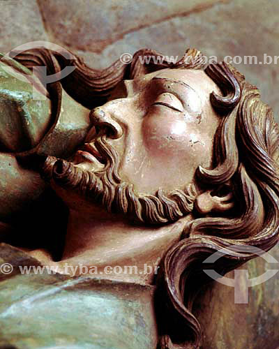  Saint James the Elder - Gethsemane Garden Station - detail - Aleijadinho Sculptures 