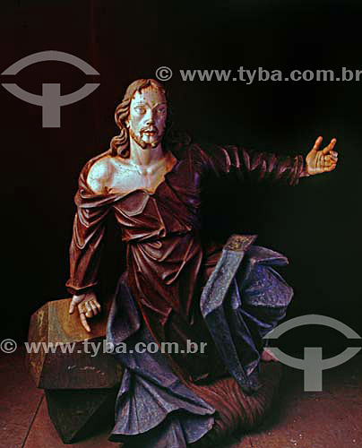  Image of Christ - Gethsemane Garden Station - Aleijadinho Sculptures 