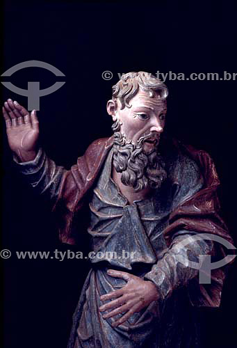  Apostle`s Image - Saint Andre - Last Supper Station - Aleijadinho Sculptures 