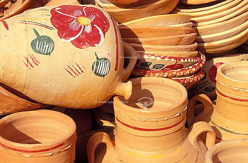  Handmade Ceramics - Craftwork - Ver o Peso Market (See the Weight Market)* - Belem city - Para state - Brazil  * Founded in 1688, is the main touristic atraction in Belem city;  it is a National Historic Site since 11-09-1977. 