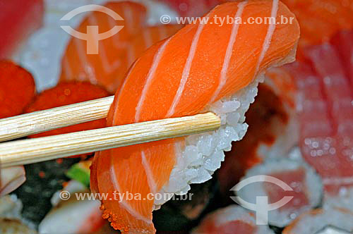  Cookery: sushi salmon  - Brazil