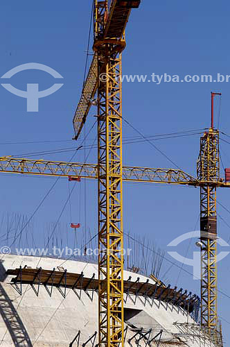  Crane - Civil construction - Brasilia city - Federal District - Brazil - 2002 