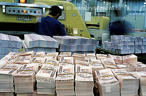  Money print - Casa da Moeda  - West zone - Rio de Janeiro city - Rio de Janeiro state - Brazil 