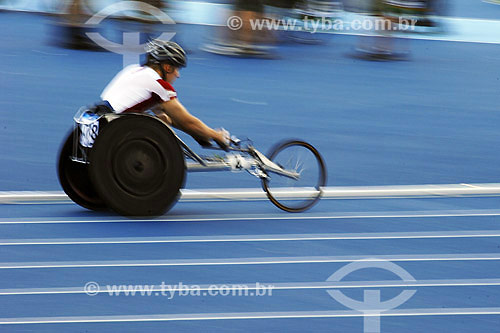  Athletism - race in wheel chair 