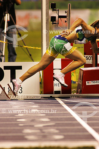  Runner at competiotion - Athletism  - Brazil