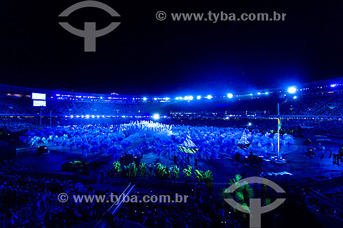  Opening Ceremony of the Panamerican 2007 - Mario Filho Statium - Rio de Janeiro city - Rio de Janeiro state - Brazil 