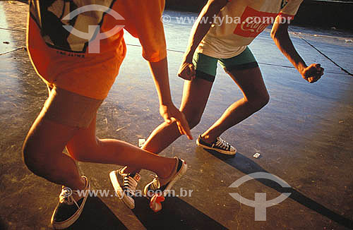  Soccer enthusiasts at Maracana stadium - Rio de Janeiro city - Rio de Janeiro state - Brazil 