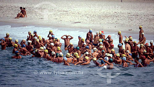  Swimming - swimmers at the sea 