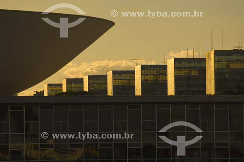  Brazilian National Congress and state departments - Brasilia city - Federal district - Brazil - august 2005 