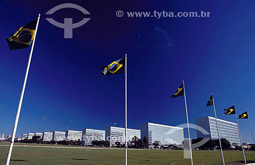  Esplanada dos Ministérios (Ministerial Esplanade) - Brasilia city* - Federal District - Brazil  *The city of Brasilia is World Patrimony for UNESCO since 12-11-1987. 