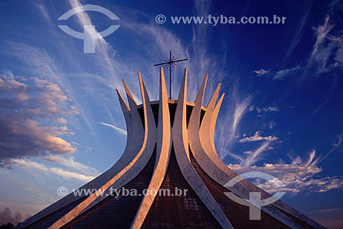  Brasilia Cathedral (1) - Brasilia city (2) - Federal District - Brazil  (1)The Cathedral is a National Historic Site since 08-13-85. (2)The city of Brasilia is World Patrimony for UNESCO since 12-11-1987. 