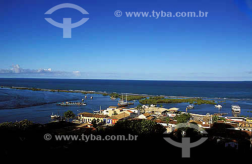  Place where Pedro Alvarez Cabral arrived and where the first mess of Brazil have take place - Coroa Vermelha - Cabralia bay - Porto Seguro city - Bahia state south coast - Brazil  