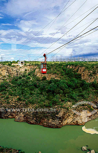  The cable car of CHESF (Hydroelectric Company of San Francisco) on Rio São Francisco - 