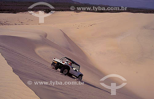  Special car (bugre or buggy) at Fortaleza city dunes - Ceara state - Brazil 