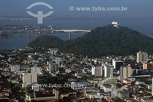 Aerial view of Vitoria coast - Espirito Santo state - Brazil - November 2006 