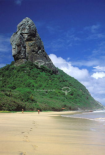  Conceiçao Beach and Pico Mountain - Fernando de Noronha Island - Pernambuco state - Brazil   *The archipelago Fernando de Noronha is a UNESCO World Heritage Site since 16-12-2001. 