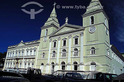  Arquiepiscopal Palace at night, old Our Lady of Light church - Sao Luiz city - Maranhao state - Brazil 