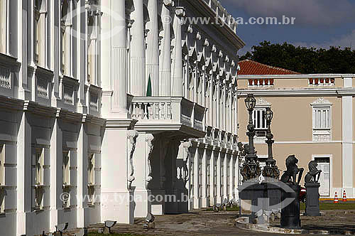  Lions Palace, old state government headquarter - Sao Luiz city Historical center - Maranhao state - Brazil - February 2006  