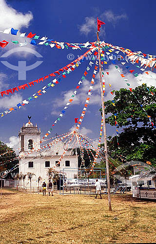  Festival for St. Benedict (black saint) at Nossa Senhora do Rosario dos Pretos (Our Lady of Rosary of Black Men) Church - Alcantara city - Maranhao state - Brazil - August 2004 