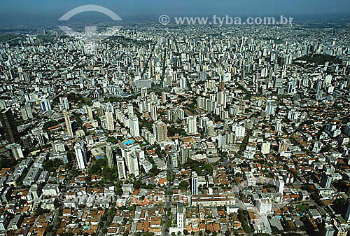  Aerial view of Belo Horizonte city - Minas Gerais state - Brazil 