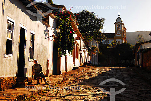  Street in Tiradentes town - Minas Gerais state - Brazil - June 2006 