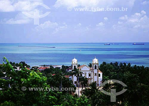  Church at Olinda city* - Pernambuco state - Brazil  * The citty is a UNESCO World Heritage Site since 17-12-1982 and its architectural and town planning joint is a National Historic Site since 19-04-1968. 