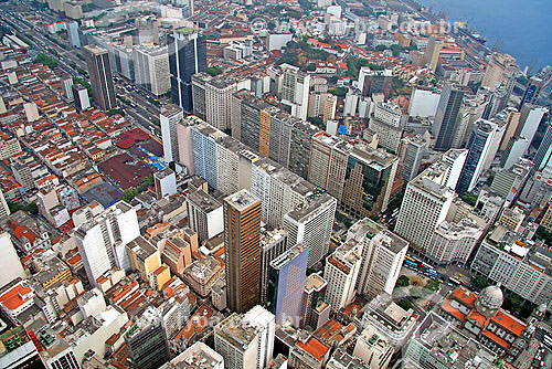  Aerial view of Rio de Janeiro city center - Rio de Janeiro state - Brazil 