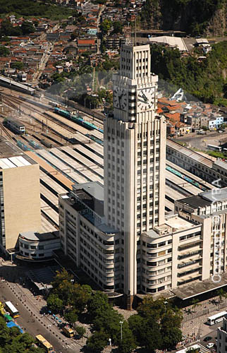  Aerial view of the clock tower of the 