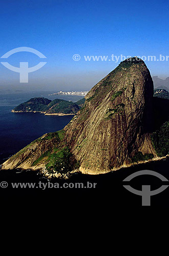  Aerial view of part of Sugar Loaf Mountain - Rio de Janeiro city - Rio de Janeiro state - Brazil 