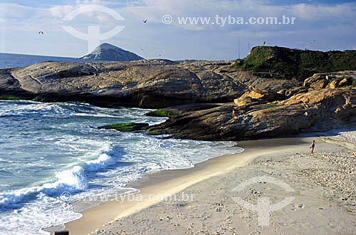  Diabo (Devil) beach and Arpoador rock - Rio de Janeiro city - Rio de Janeiro state - Brazil 
