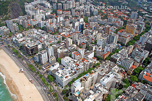  Aerial view of Leblon neighbourhood - Rio de Janeiro city - Rio de Janeiro state - Brazil  