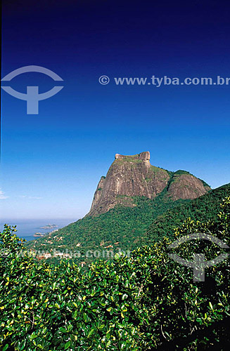  View of Gavea Rock* - Rio de Janeiro city - Rio de Janeiro state - Brazil  *The Rock of Gavea and the Two Brothers Mountain are National Historic Sites since 08-08-1973. 