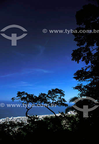  Aerial view of the Barra da Tijuca Beach from the Rock of Gavea - Rio de Janeiro city - Rio de Janeiro State - Brazil 