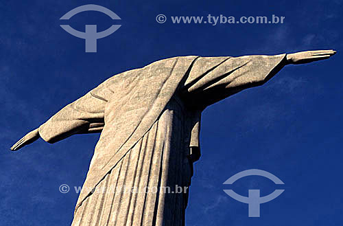  Detail of the arms of Cristo Redentor (Christ the Redeemer) - Rio de Janeiro city - Rio de Janeiro state - Brazil 