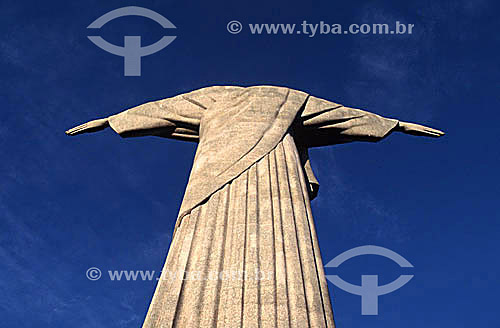  Detail of the arms of Cristo Redentor (Christ the Redeemer) - Rio de Janeiro city - Rio de Janeiro state - Brazil 