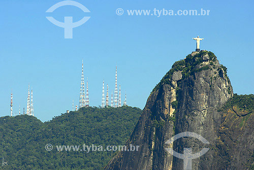  Christ the Reedemer Statue and Sumare anthenns - Rio de Janeiro city - Rio de Janeiro state - Brazil 