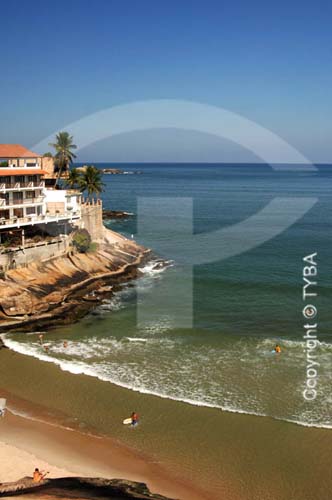  View of Barra de Guaratiba Beach, at the south coast  of Rio de Janeiro city, near the Restinga da Marambaia (Marambaia Coastal Plain) - Rio de Janeiro city - Rio de Janeiro state - Brazil 