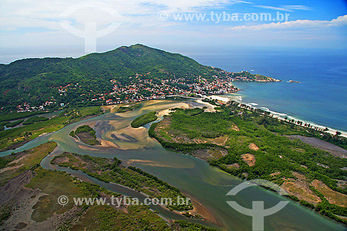  Aerial view of part of Guaratiba neighbourhood - Rio de Janeiro city - Rio de Janeiro state - Brazil 