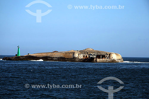  Laje Fortress at the entrance of Guanabara bay - Rio de Janeiro city - Rio de Janeiro state - Brazil 