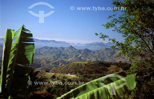  View from Presidente Dutra highway to Rio de Janeiro city - Araras Mountain Range - Rio de Janeiro state - Brazil 