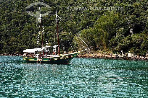  Boat on the sea - Tourism with a schooner at 