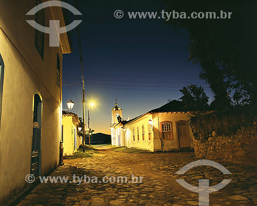  Street in Paraty town - Rio de Janeiro state - Brazil  