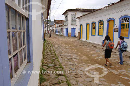 Street of Paraty city - Green Coast - Rio de Janeiro - Brazil - December 2006 