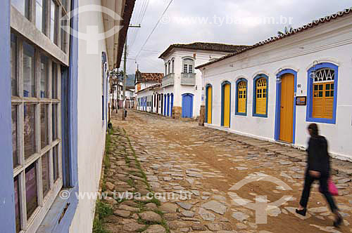  Street of Paraty city - Green Coast - Rio de Janeiro - Brazil - December 2006 
