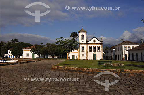  Square in Paraty town with 